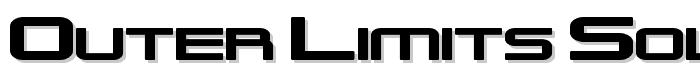 Outer Limits Solid Extended font